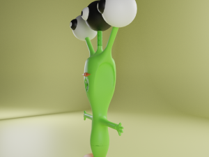 Green Monster Plant 3D 模型