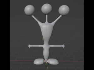 그린 몬스터 플랜트 3D 모델