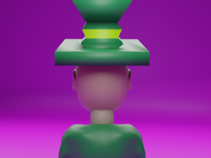 Green Elf Model do druku 3D
