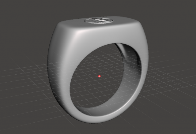 Bitcoin Ring Modello di stampa 3D .c4d .max .obj .3ds .fbx .stl .blend 