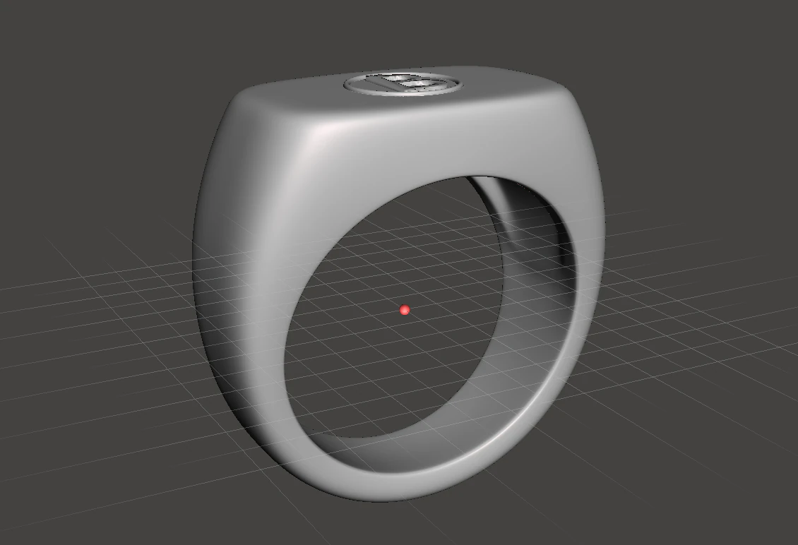 Bitcoin Ring 3D Print Model .c4d .max .obj .3ds .fbx .stl .blend 