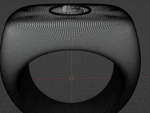 Bitcoin Ring 3D Print Model