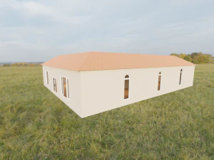 Vintage galerij 3D Model