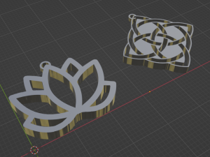 Lotus and Celtic knot 3D 打印模型