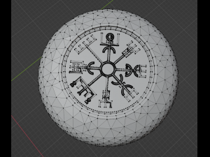 Furniture knob vicking 3D Print Model