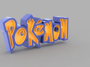 POK&eacute;MON-Neonlampe 3D Druckmodell