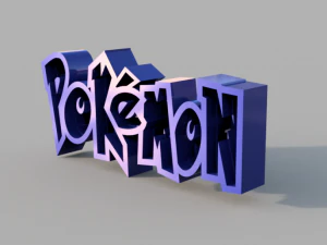 POKMON NEON LAMP 3D Print Model