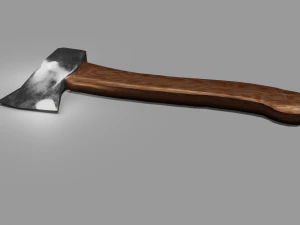 Ascia realistica Modello 3D