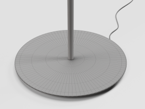 Floor lamp Ideal Lux COLONNA PT4 NERO 3D Model