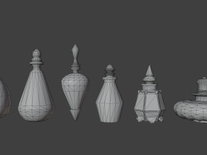 Fantasy Bottle Pack 3Dモデル