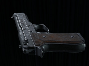 Beretta M9 Free game model Modèle 3D