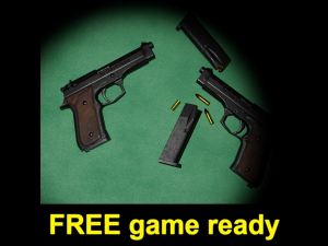 Beretta M9 Free game model 3D Model