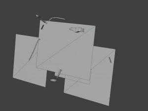 Bicycle for RTS game or background FREE 3D Model