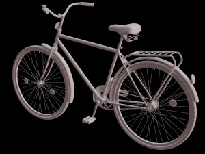 Bicycle high poly 3D Model