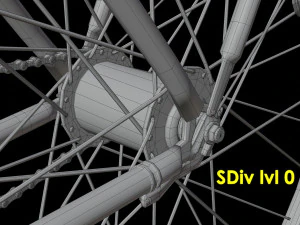 Bicycle high poly 3D Model