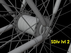 Bicycle high poly 3D Model