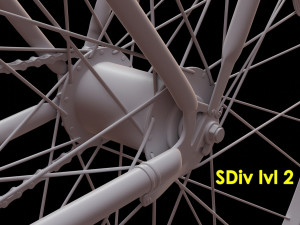 Bicycle high poly 3D Model