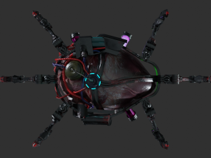 HeartScorp Bot Low-poly 3D 모델