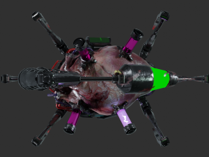 HeartScorp Bot Low-poly 3D 모델