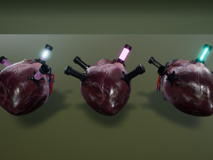 HeartScorp Bot Low-poly 3D 모델