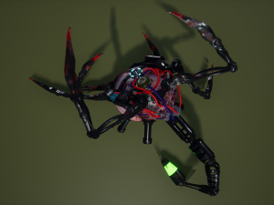 HeartScorp Bot Low-poly 3D 모델