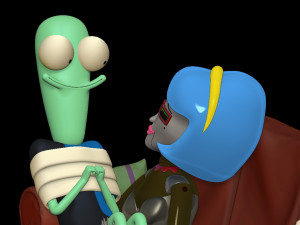 Robo Wife Solar Opposites diorama 3D 打印模型