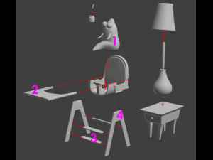 Robo Wife Solar Opposites diorama 3D 打印模型