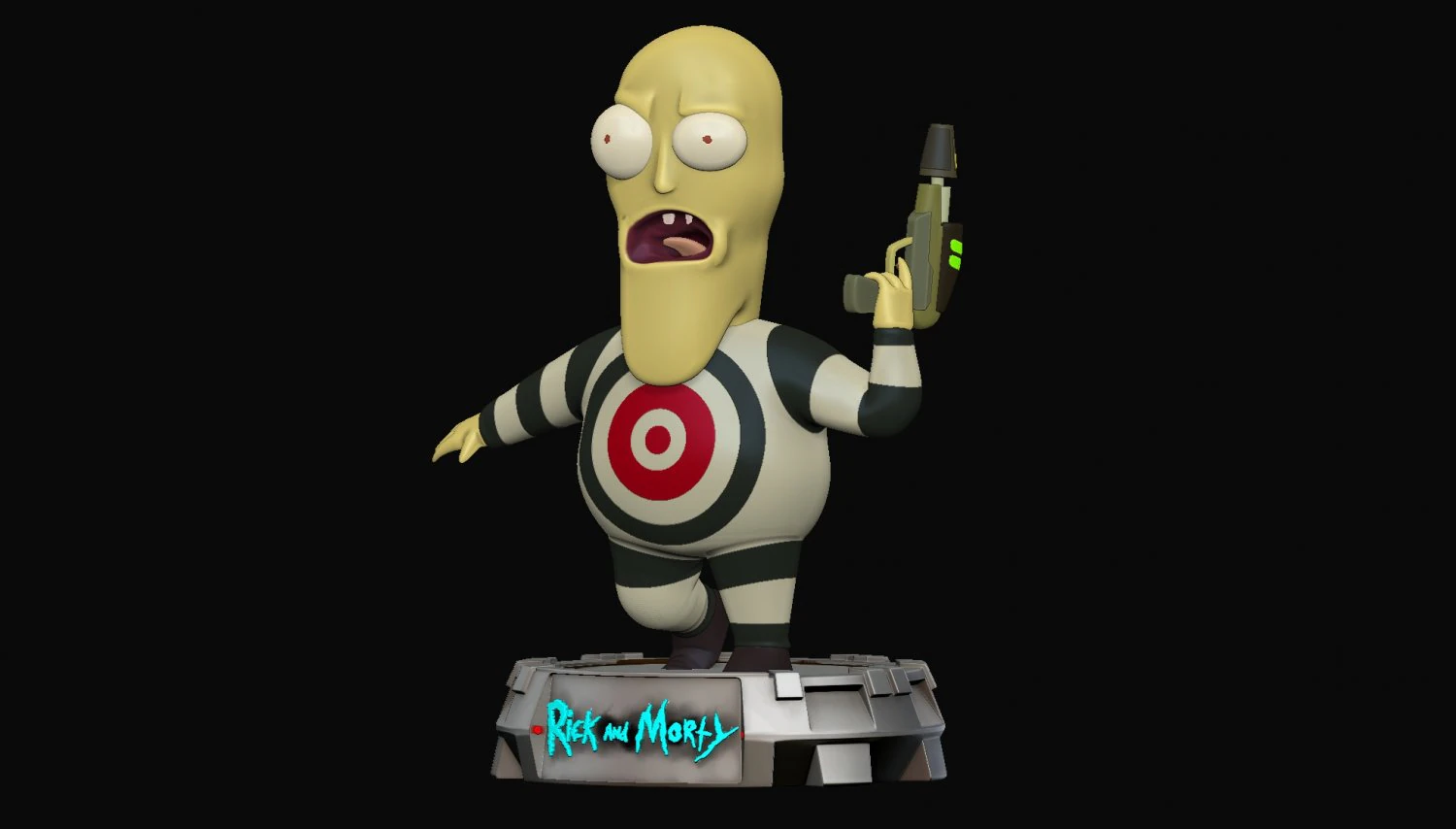 TragetBoy Rick and Morty FREE 3D Print Model .c4d .max .obj .3ds .fbx .stl .blend 