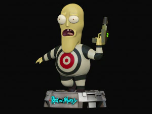 TragetBoy Rick und Morty KOSTENLOS 3D Druckmodell
