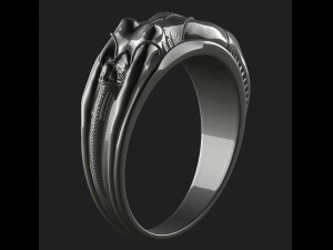 Sexy cyber ring Free 3D print model Modelo de Impressão 3D
