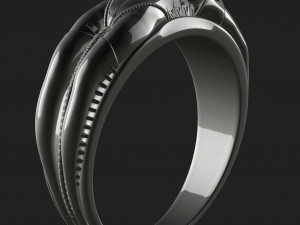 Sexy cyber ring Free 3D print model Modelo de Impressão 3D