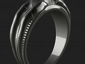 Sexy cyber ring Free 3D print model 3D Print Model