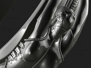 Sexy cyber ring Free 3D print model 3D Print Model