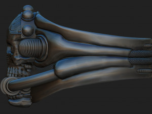 Dark Millennium ring Cyberpunk style FREE 3D print model 3D Print Model