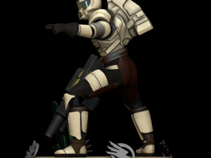 Commando GDI 3D Print Model