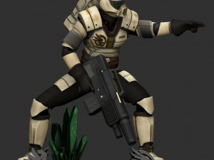 Commando GDI 3D Print Model