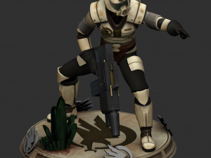 Commando GDI 3D Print Model