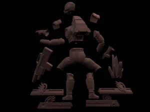 Komando GDI 3D Baskı Modeli