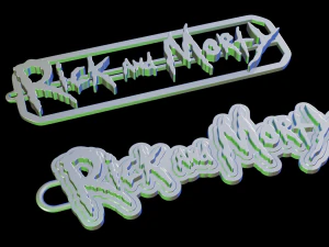 Rick and Morty Trinket 2 in 1 FREE 3D Print Model
