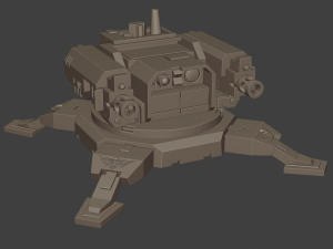 Auto turret 3D प्रिंट मॉडल