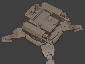 Auto turret 3D Print Model