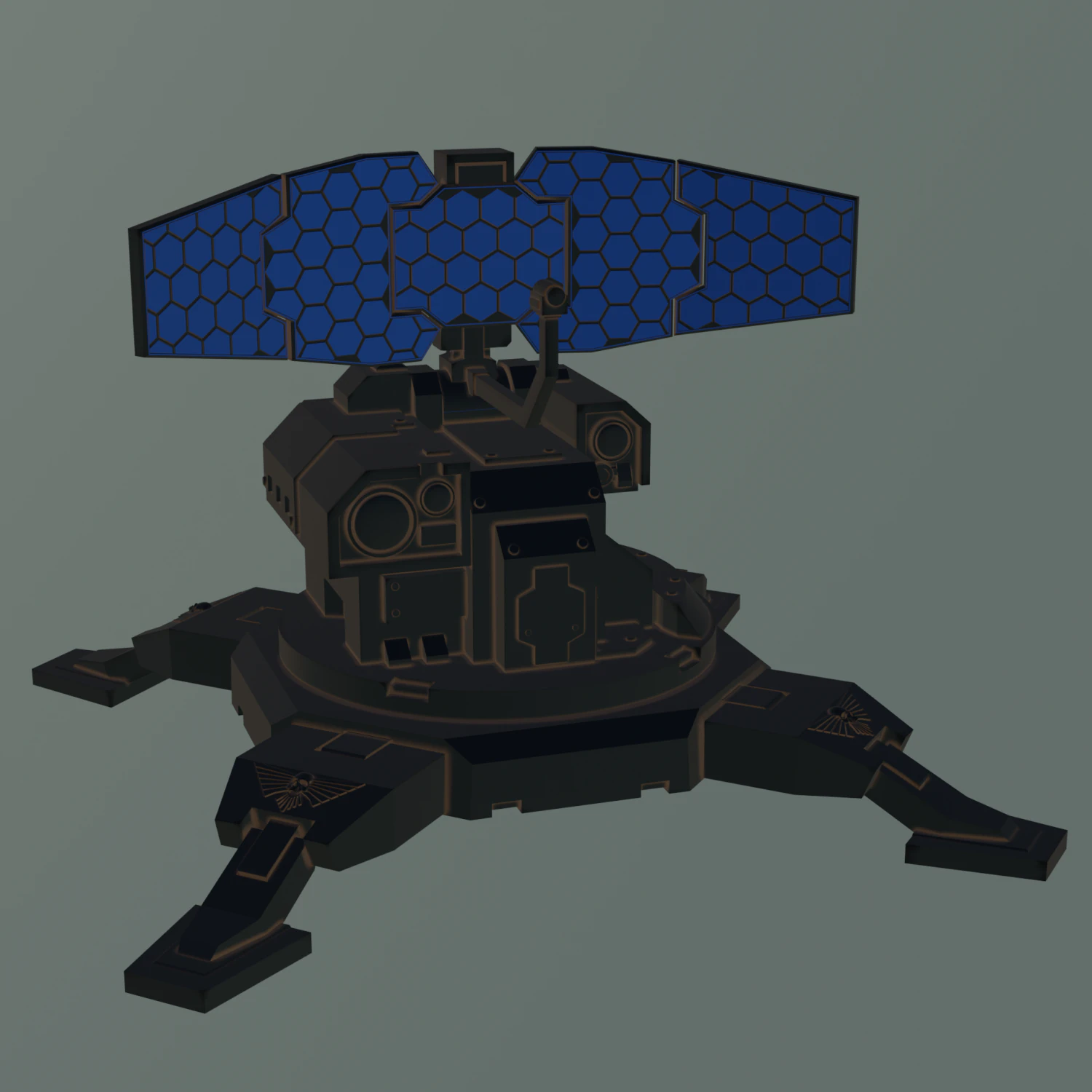 Balise satellite Modèles 3D en vedette .c4d .max .obj .3ds .fbx .stl .blend 