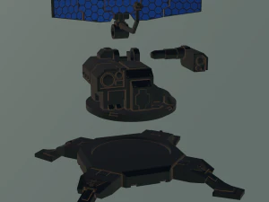 Balise satellite Modèles 3D en vedette