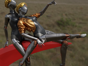 Atomic Twins Model Cetak 3D