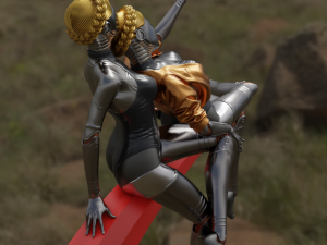 Atomic Twins Model Cetak 3D