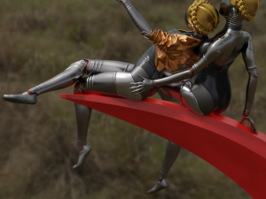 Atomic Twins Model Cetak 3D