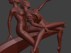Atomic Twins 3D Print Model