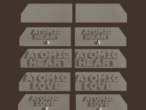 Atomic Twins 3D Print Model