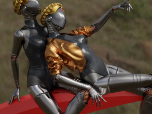 Atomic Twins Model Cetak 3D