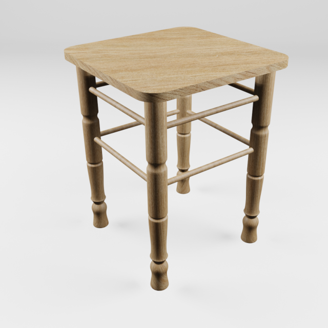 Stool Modèle 3D .c4d .max .obj .3ds .fbx .stl .blend 